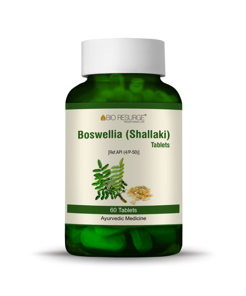 Boswellia (Shallaki) | For Arthritis | Ayurvedic Joint & Muscle Pain Relief | 60 Tablets: One piece MRP (Inclusive of all taxes):Rs.405/- Net Weight 45gm