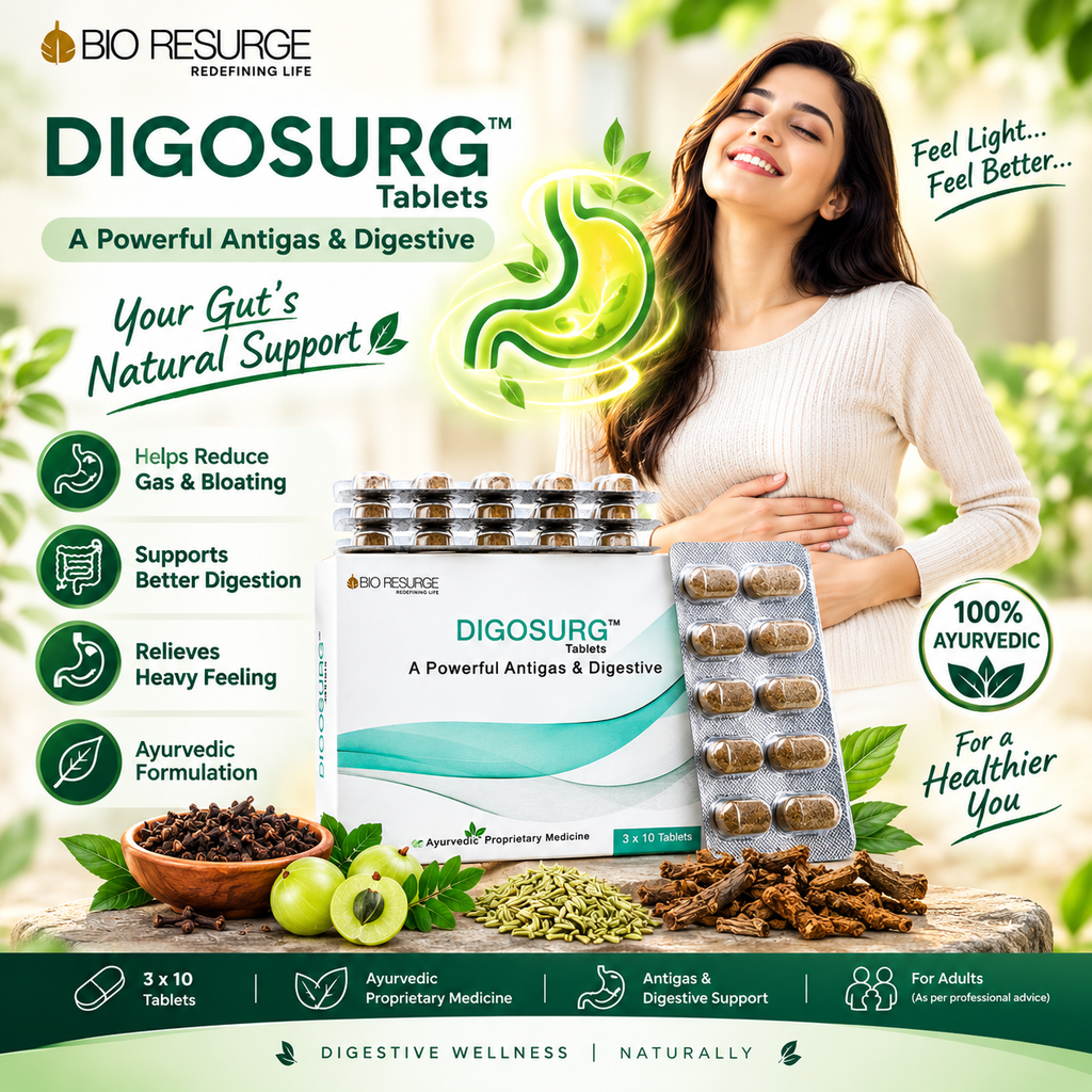 DIGOSURG™ Ayurvedic Digestive Support Tablets