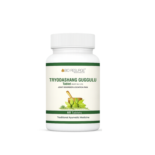 Bio Resurge Joint Care Combo – Arthosurg-RA (30 Tablets) + Tryodashang Guggulu | With Shallaki, Ashwagandha, Giloy & Curcumin | Ayurvedic Joint Support | Pack of 2 | Net Weight-51gm
