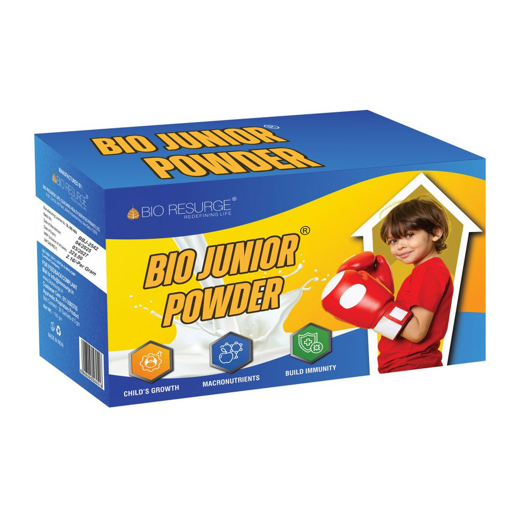 Bio Junior Ayurveda Powder To Improve Child Memory & Physical Growth ...