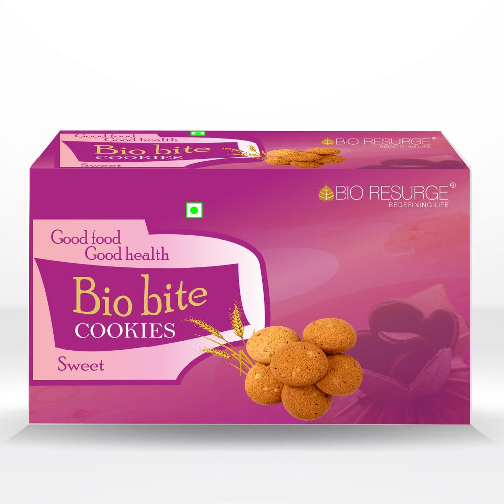 Bio Resurge Healthy Biscuits meeting your Nutritional Requirements : One piece MRP (Inclusive of all taxes):Rs.140/- Net Weight 100gm