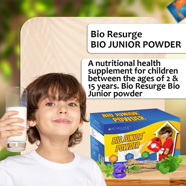 Bio Junior Ayurveda Powder To Improve Child Memory & Physical Growth: 30 Sachets of 5GM, One piece MRP (Inclusive of all taxes):Rs.330/- Net Weight 150gm/