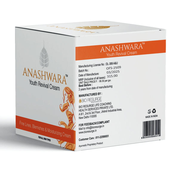 Youth Revival Anti-Ageing Cream for Wrinkles & Blemishes