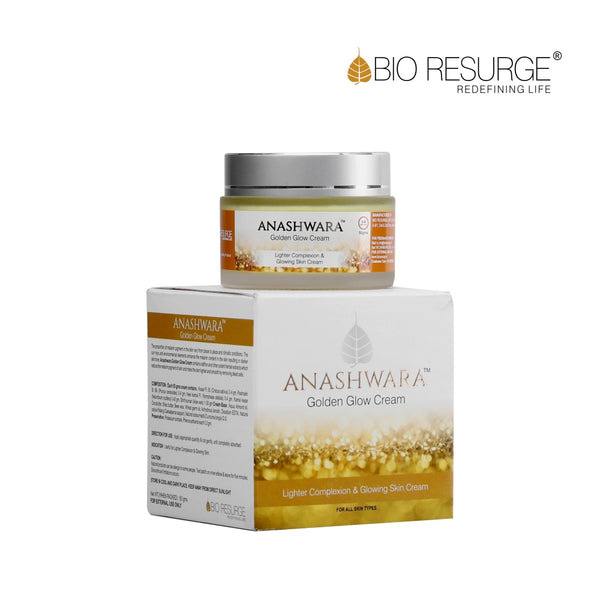 Golden Glow Face Cream & Golden Glow Face Wash for glowing fair skin COMBO Bio Resurge 