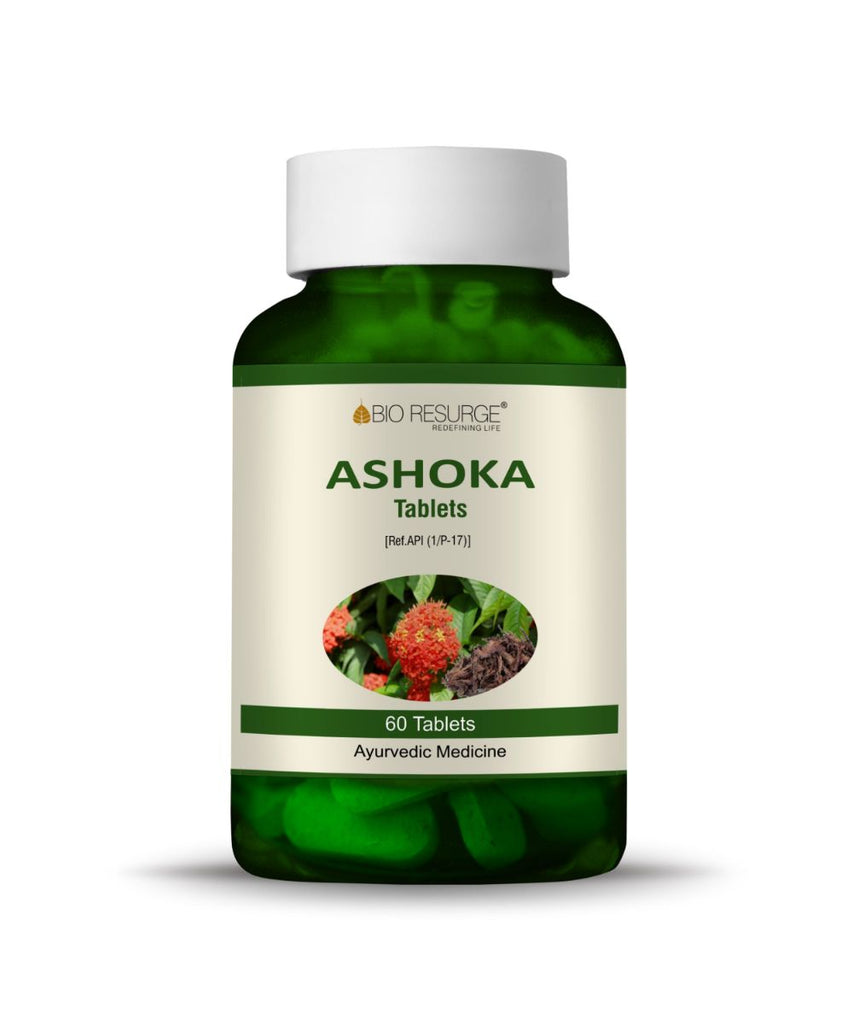 Bio Resurge Ashoka Tablets :- Reduce period pain 