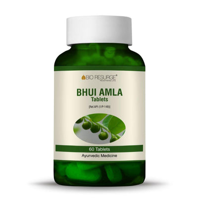 Bio Resurge Bhumi Amla Tablets For Stress Relief|Improve Memory, Sound Sleep & Brain-750mg(60 tablets): One piece MRP (Inclusive of all taxes):Rs.280/- Net Weight 45gm/