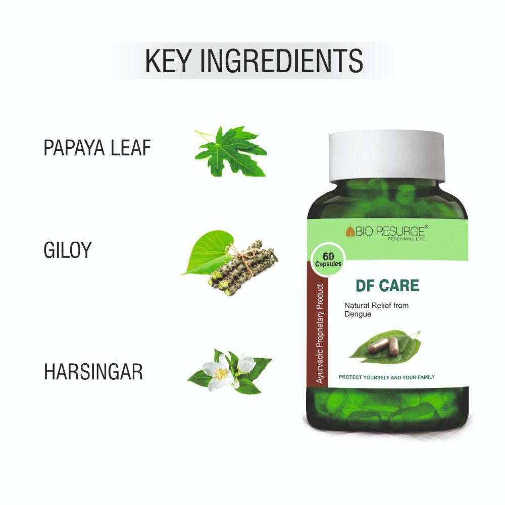 DF Care Capsules | For Dengue Fever | Dengue Medicine | 60 Capsules: O ...