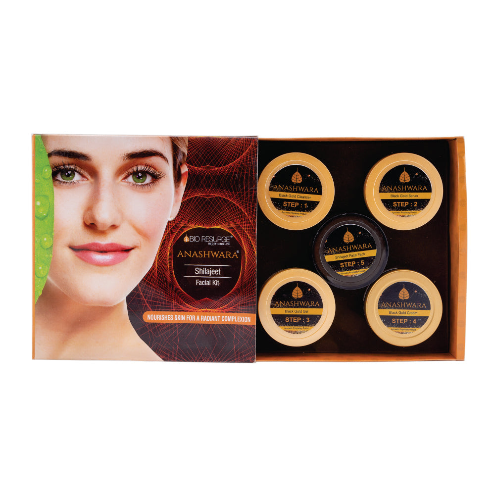 Shilajit Facial Kit for to Battle Wrinkles Bio Resurge